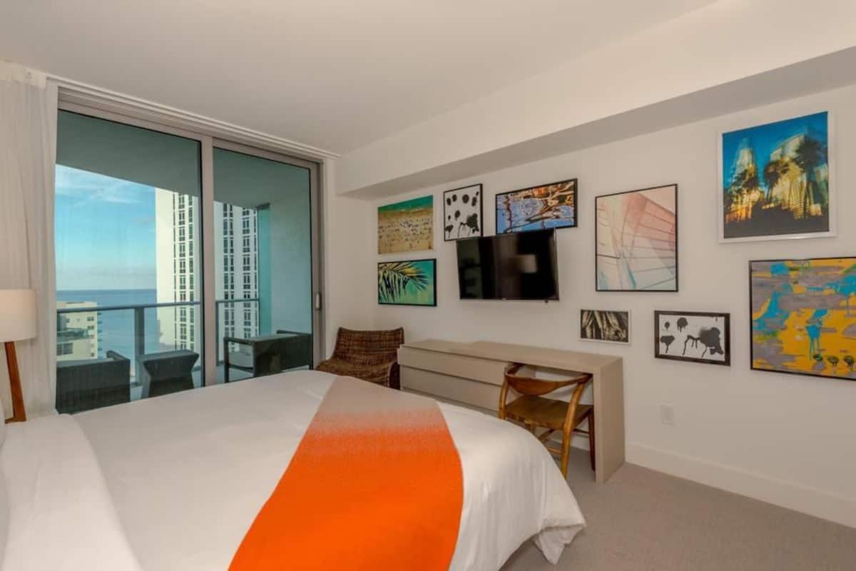 Lyfe On The Beach 25Th Floor 1 Bed Unit With Oceanview Голливуд Экстерьер фото